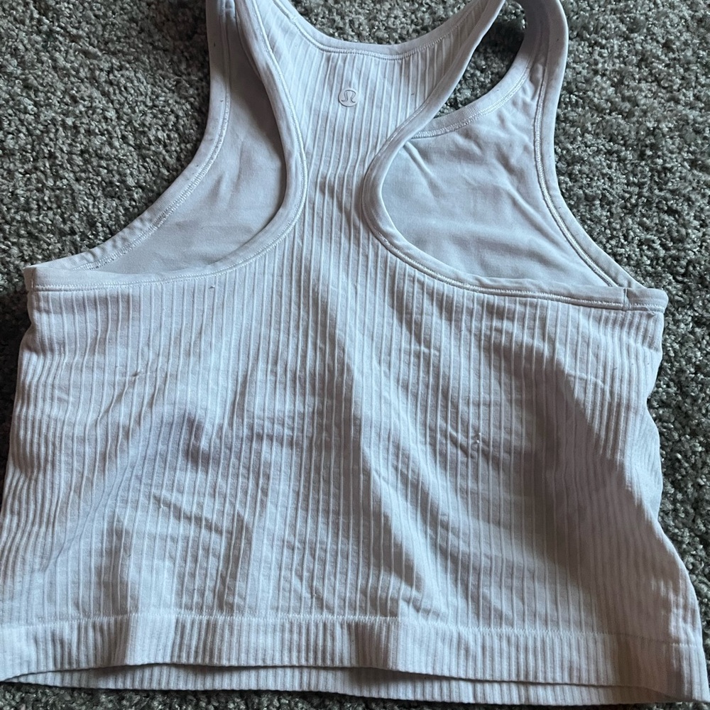 Lululemon white Tank Top